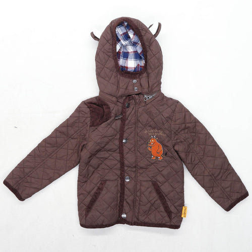 TU Boys Brown Gruffalo Coat Age 2-3 Years