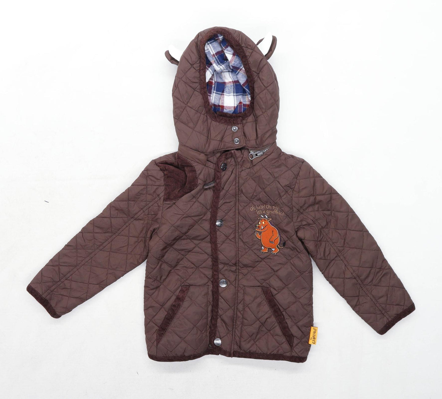 TU Boys Brown Gruffalo Coat Age 2-3 Years