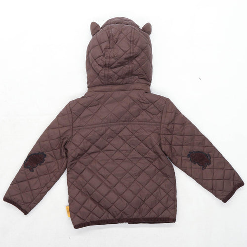 TU Boys Brown Gruffalo Coat Age 2-3 Years