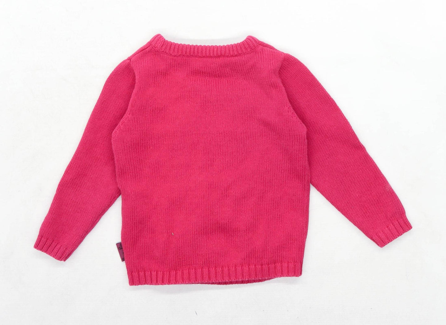 Nutmeg Girls Pink Peppa Pig Christmas Jumper Age 3-4 Years