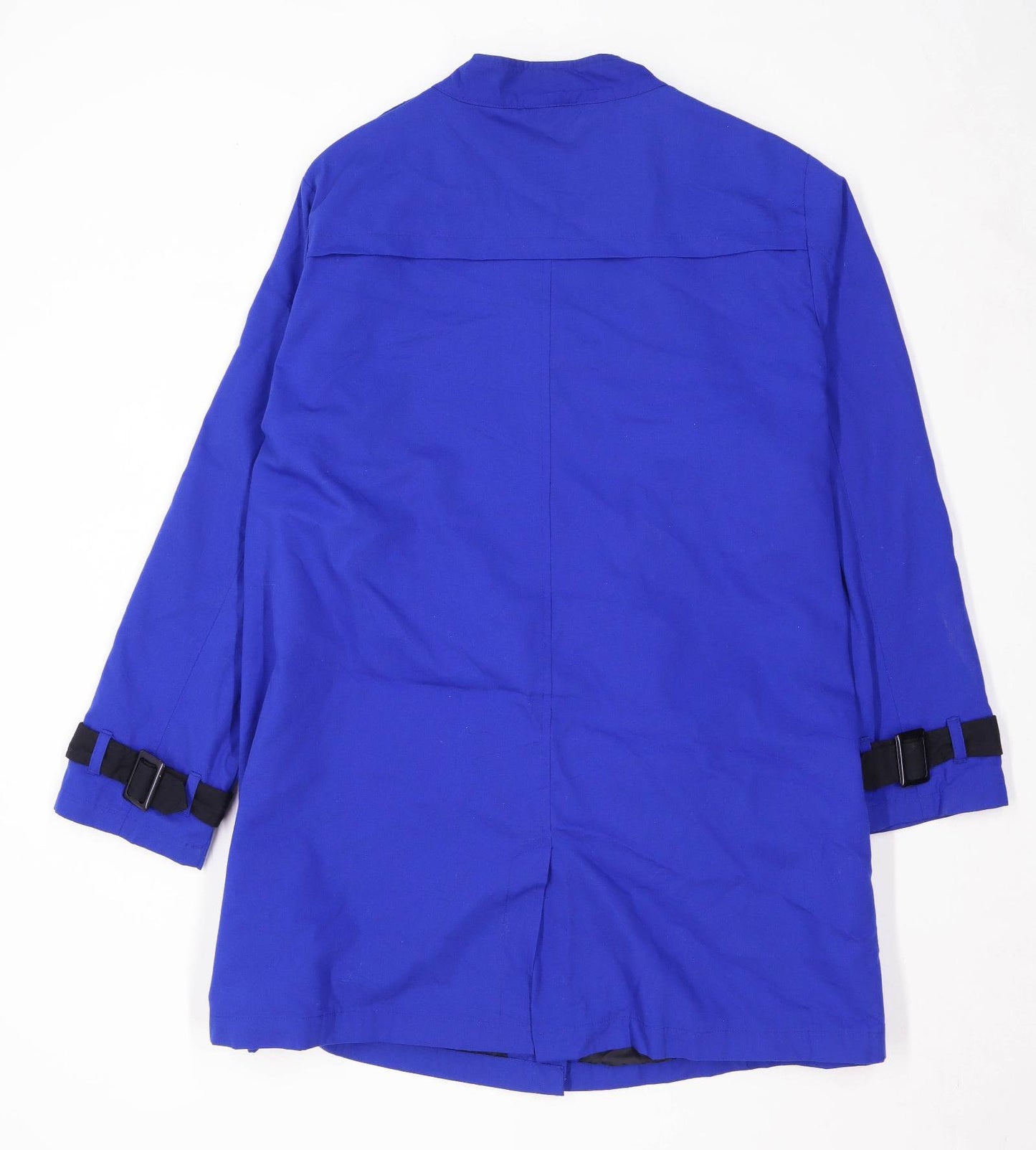 Marisotta Womens Size 22 Blue Trench Coat
