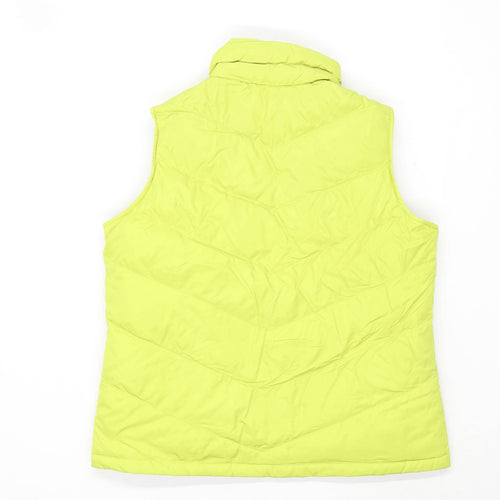 Lands End Mens Size M Yellow Gilet
