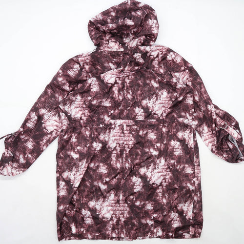 Kenneth Cole Womens Size 14 Animal Print Red Jacket