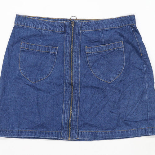 TU Womens Size 16 Denim Blue Skirt (Regular)