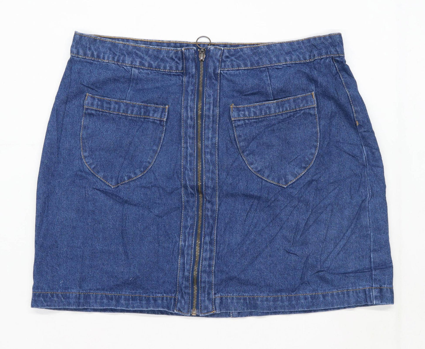 TU Womens Size 16 Denim Blue Skirt (Regular)