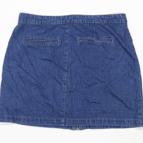 TU Womens Size 16 Denim Blue Skirt (Regular)