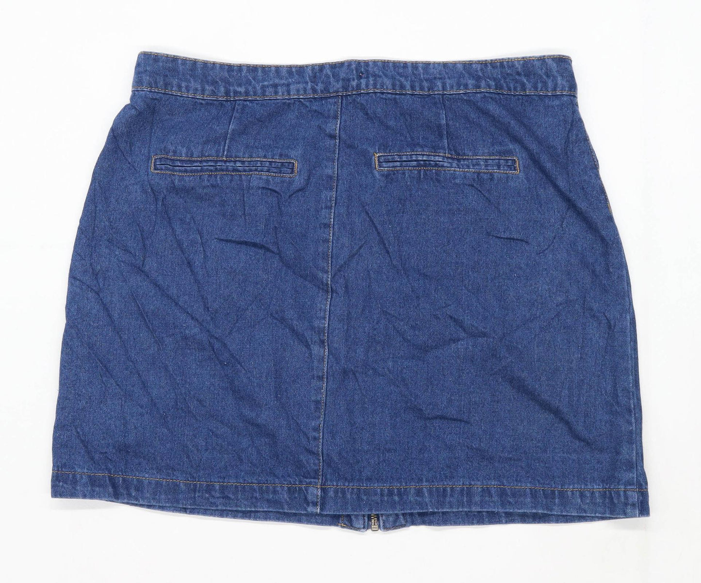 TU Womens Size 16 Denim Blue Skirt (Regular)