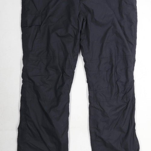 Crane Sports Mens Black Thermal Outdoor Trousers Trousers Size W42/L32