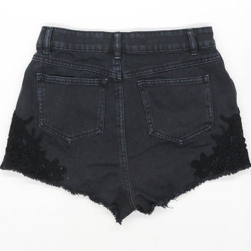 Womens Denim Co Black Denim Shorts Size 6/L2