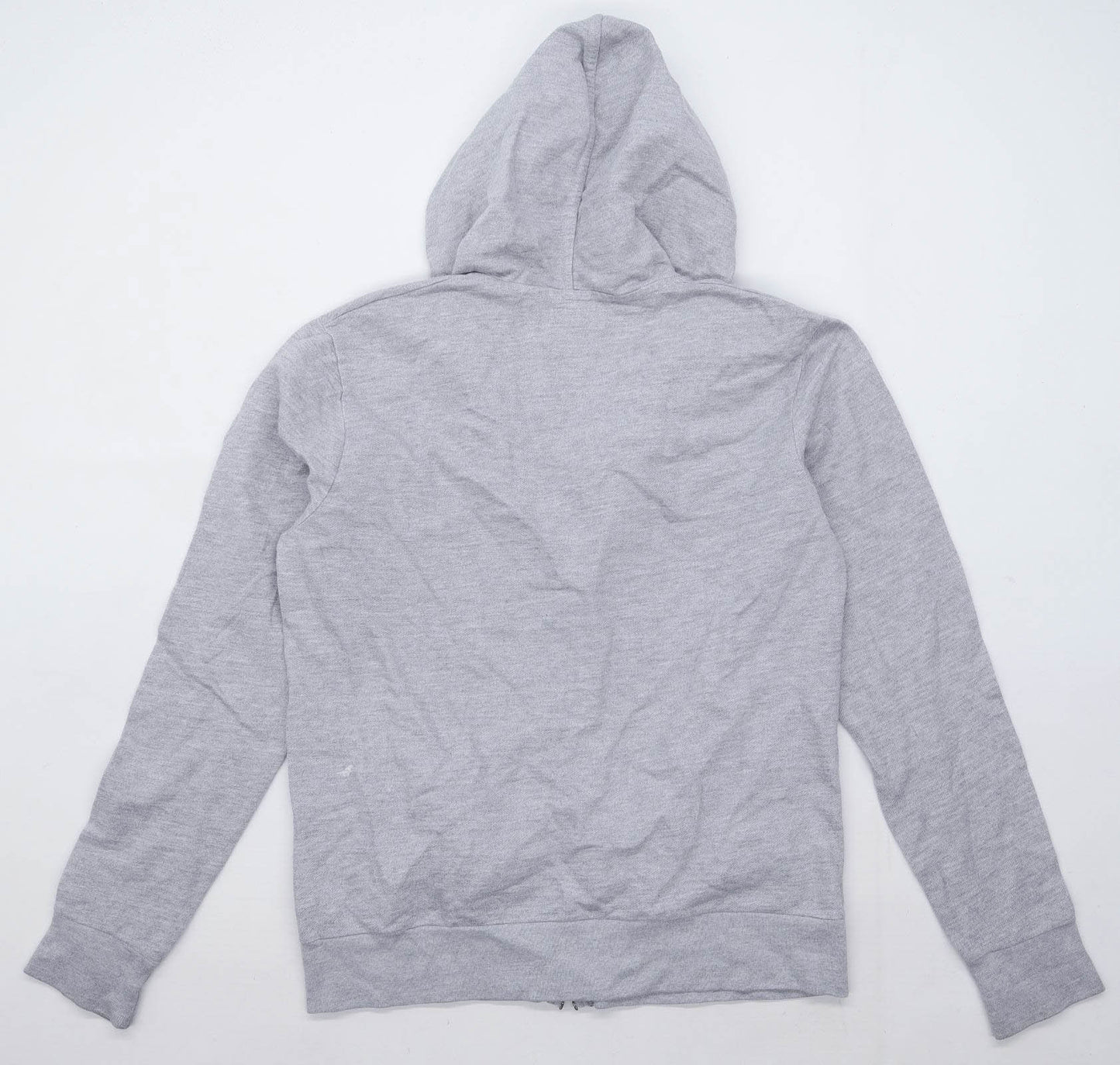 Zara Man Mens Size L Grey Zip Up Hoodie