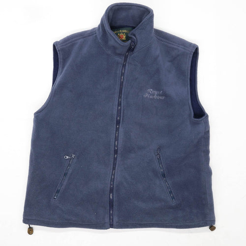 Royal Harbour Mens Size XL Blue Fleece Gilet