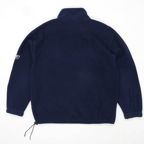 NX Branded Sports Mens Size M Blue Fleece Jacket