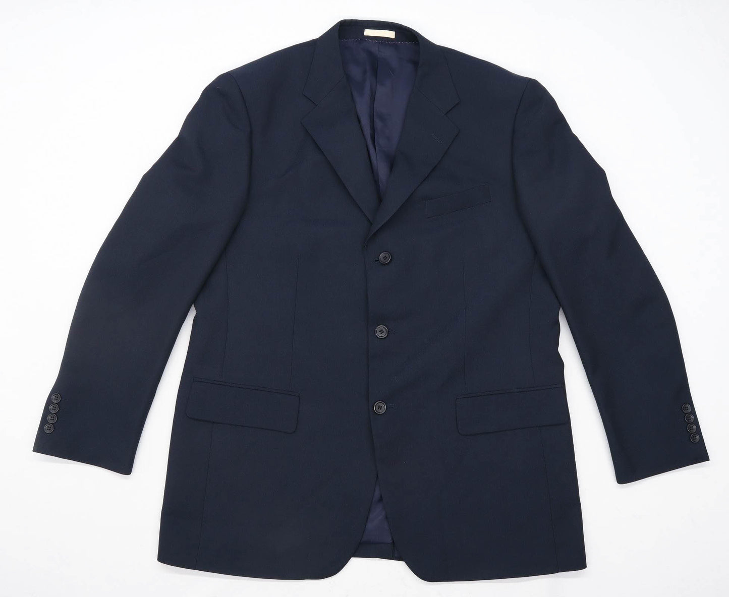 Greenwoods Mens Blue Suit Jacket 44 Chest (Regular)