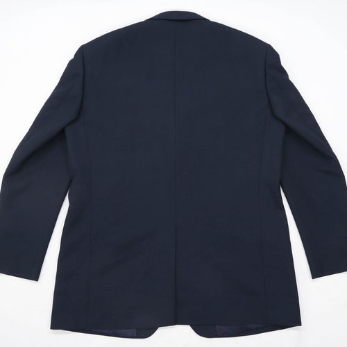 Greenwoods Mens Blue Suit Jacket 44 Chest (Regular)
