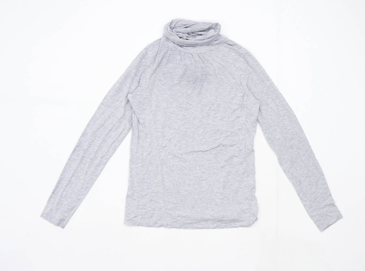 Pure Collection Womens Size 8 Grey Top (Regular)