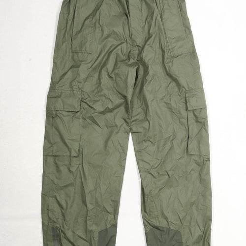 Crane Mens Green Waterproof Trousers Size 30-32/L30