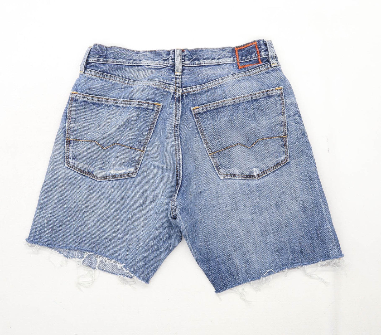 Hugo Boss Mens Blue Denim Shorts Size W32/L8