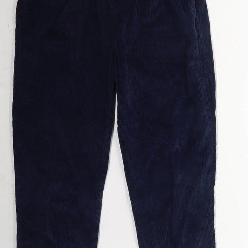 Womens United Colors Of Benetton Blue Corduroy Trousers Size XS/L22