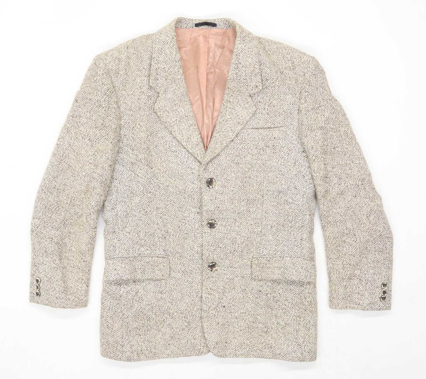 Amici Mens Size M Wool Blend Grey Blazer Jacket