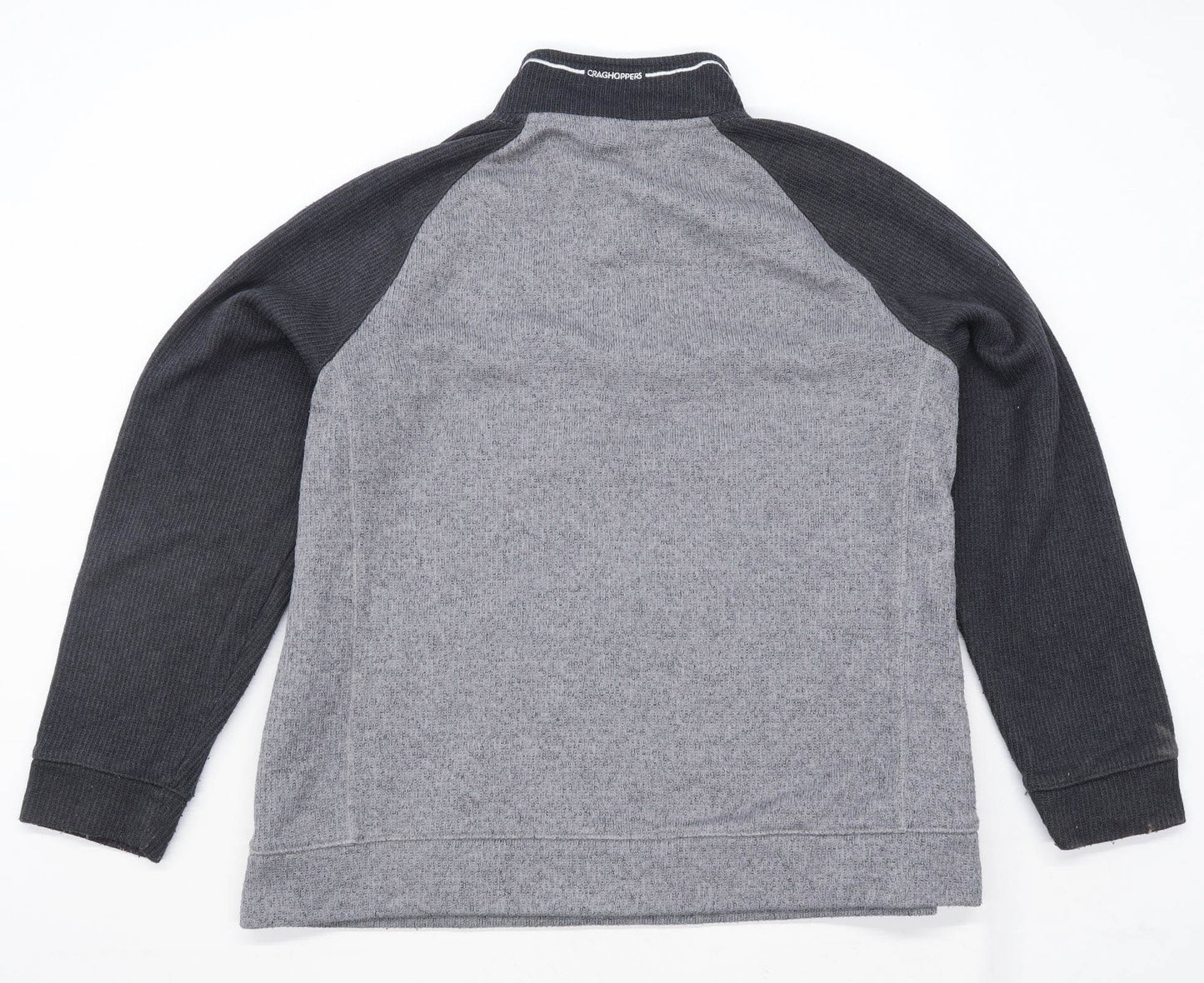 Craghoppers Mens Size XL Grey Half Zip Jumper