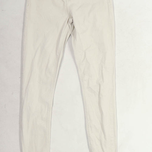 Womens River Island Beige Denim Jeans Size 10/L29