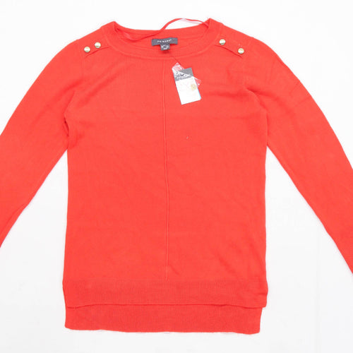 Primark Womens Size 4-6 Red Jumper (Regular)