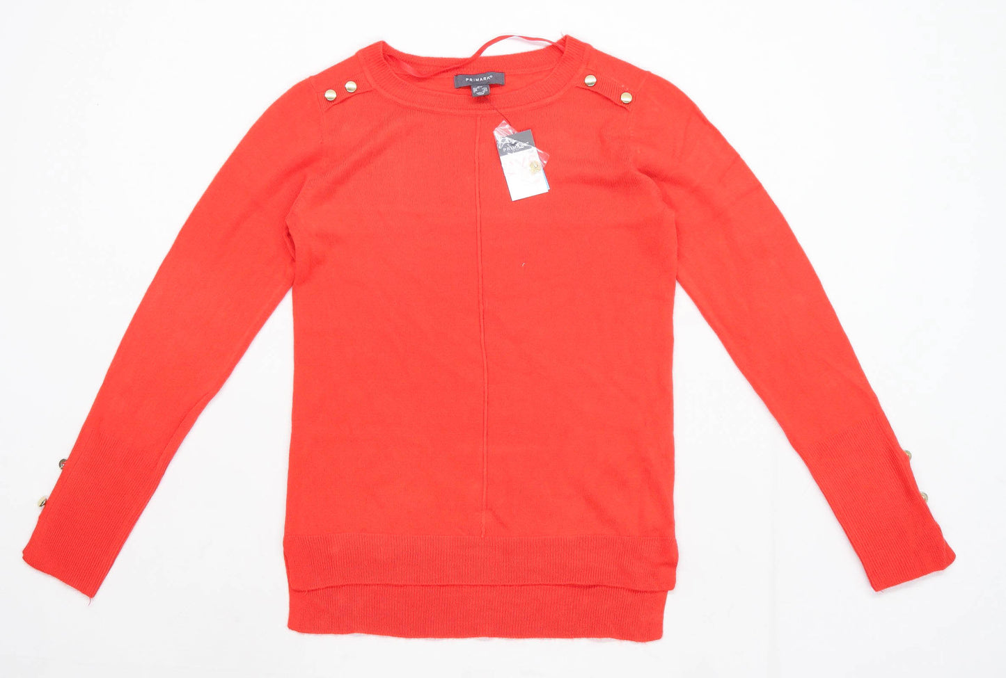 Primark Womens Size 4-6 Red Jumper (Regular)