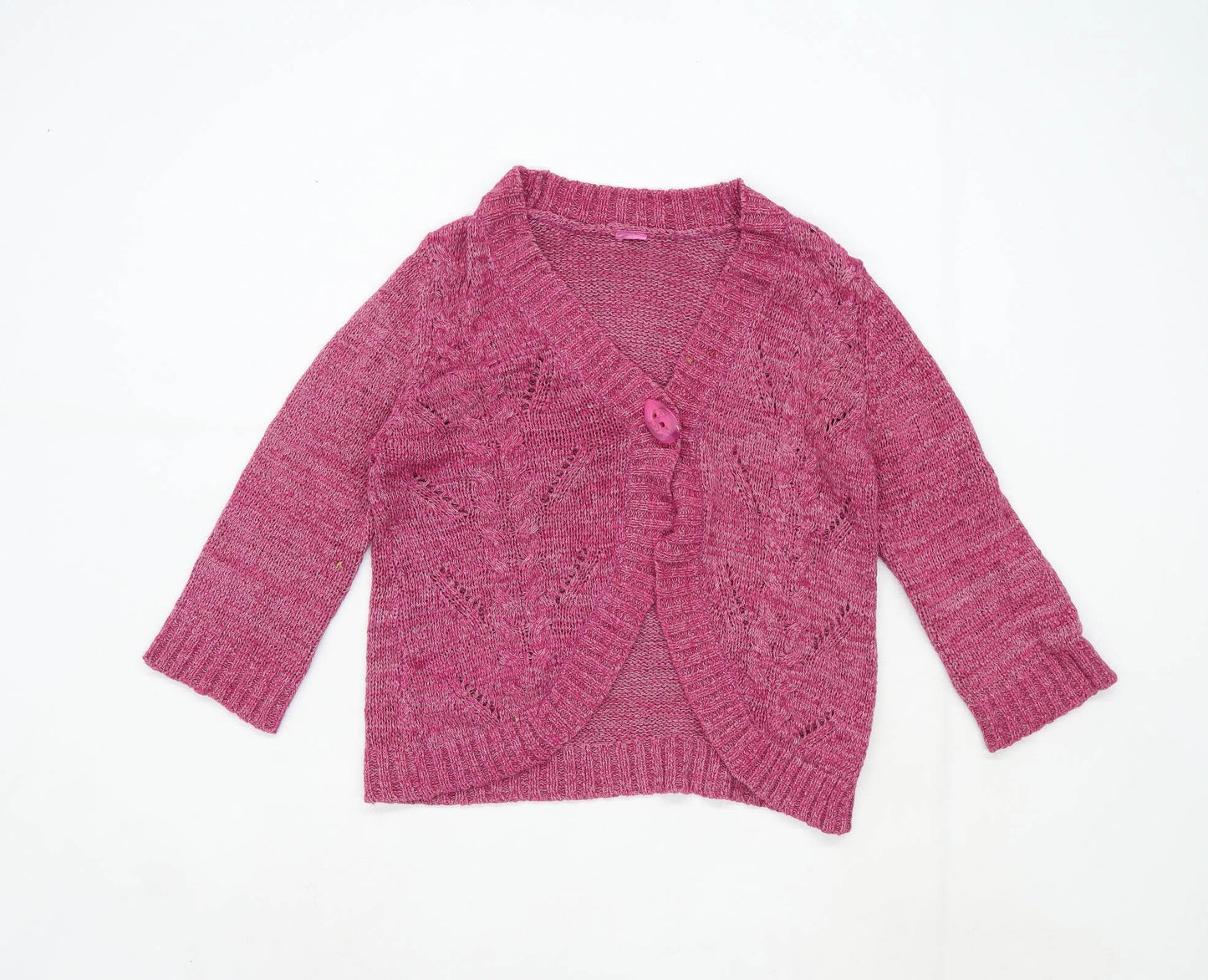 Evie Womens Size 14-16 Pink Cardigan (Regular)
