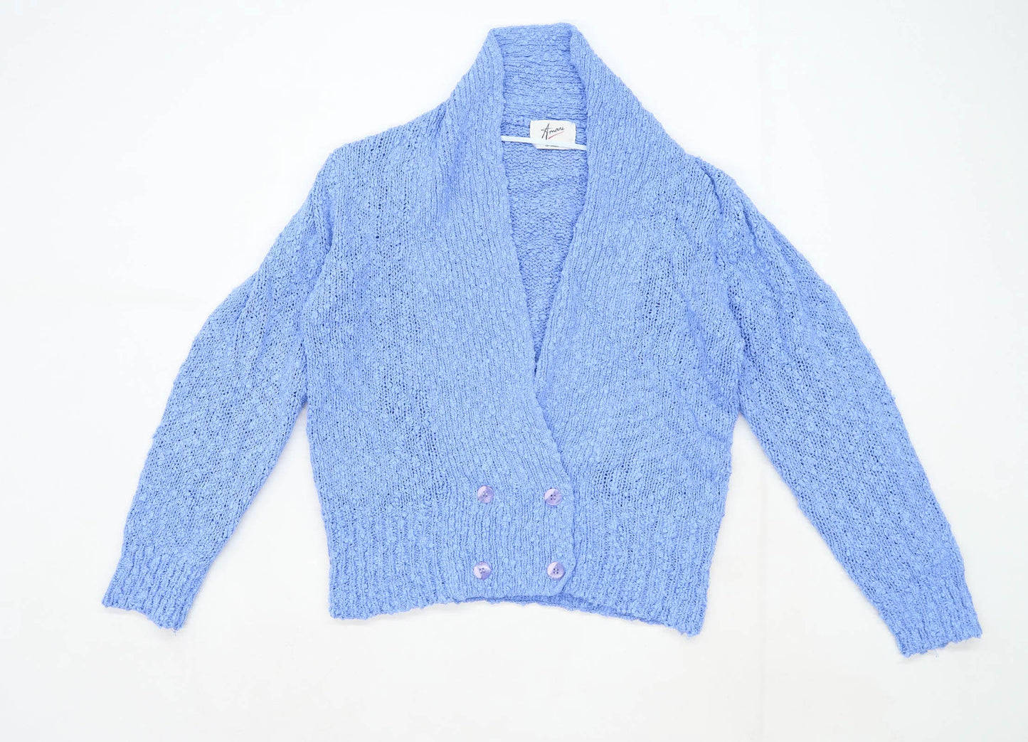 Amari Womens Size S Blue Cardigan (Regular)