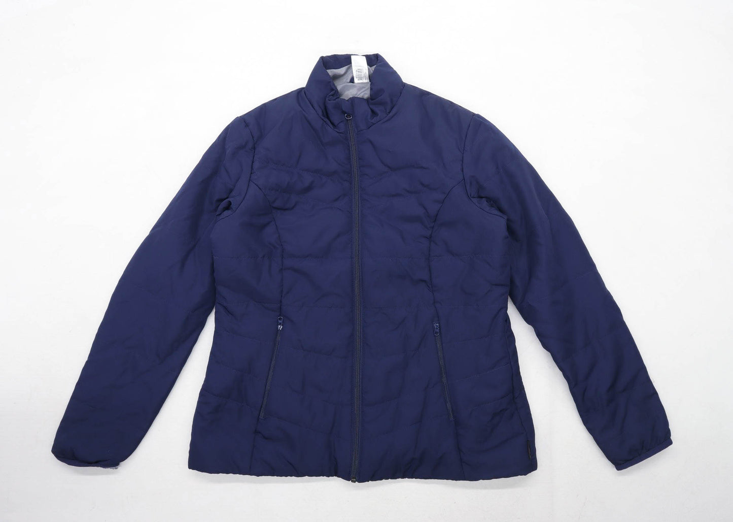 Decathlon Womens Size L Blue Puffer Jacket