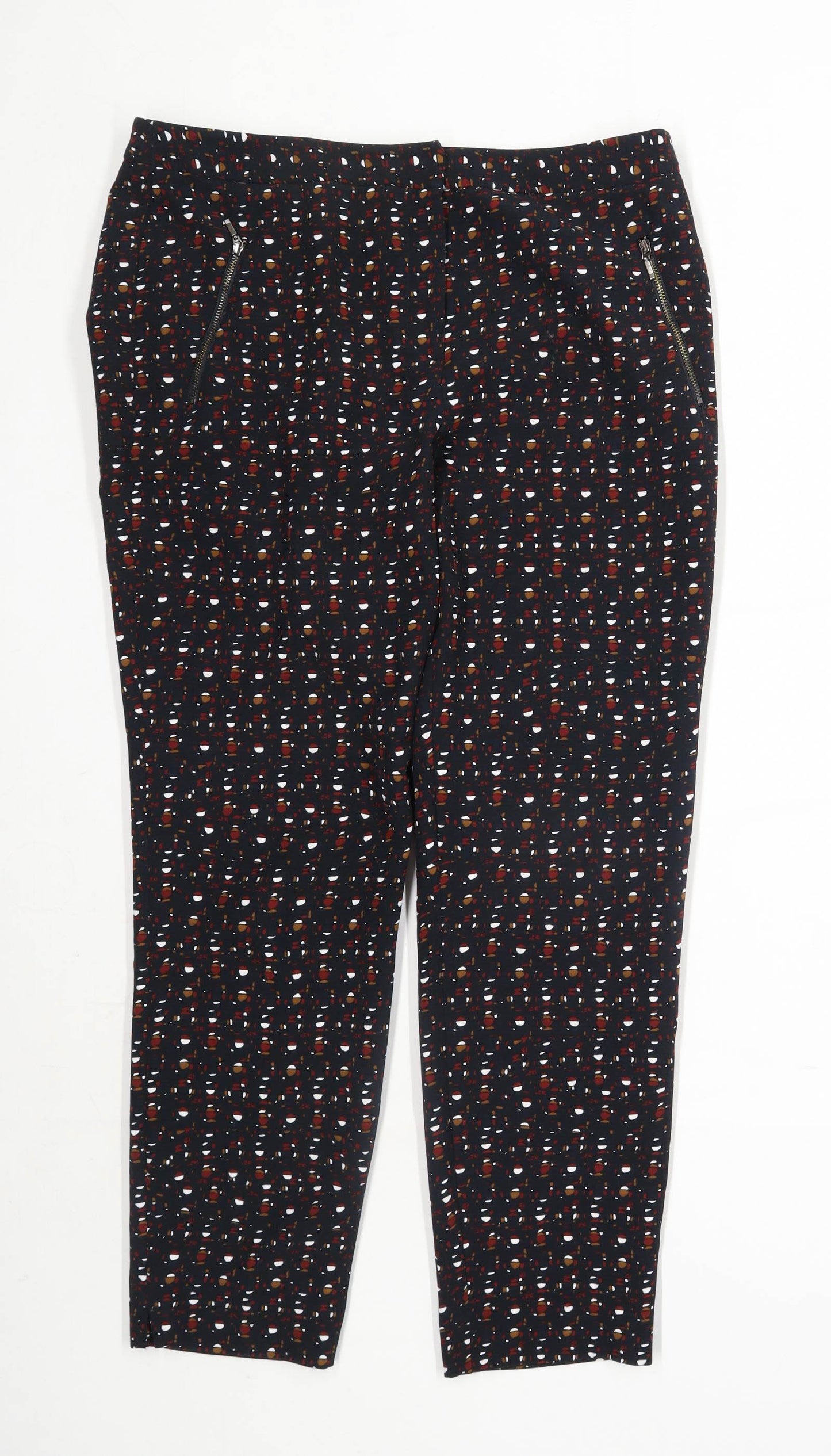 Womens Phase Eight Black Trousers Size 8/L27