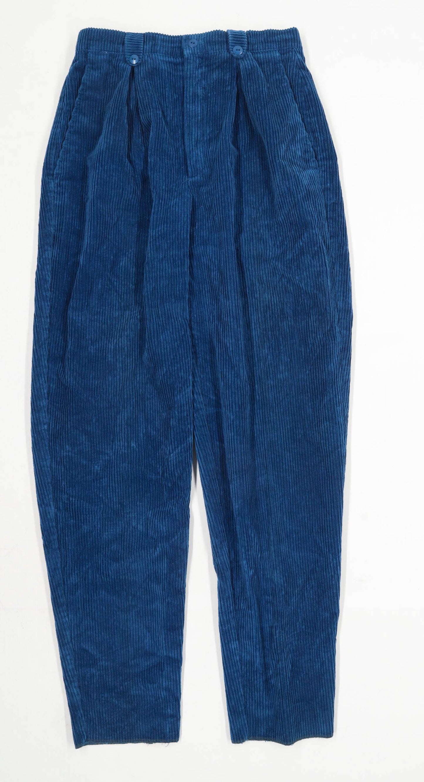 Womens Betty Barclay Blue Corduroy Trousers Size 14/L33