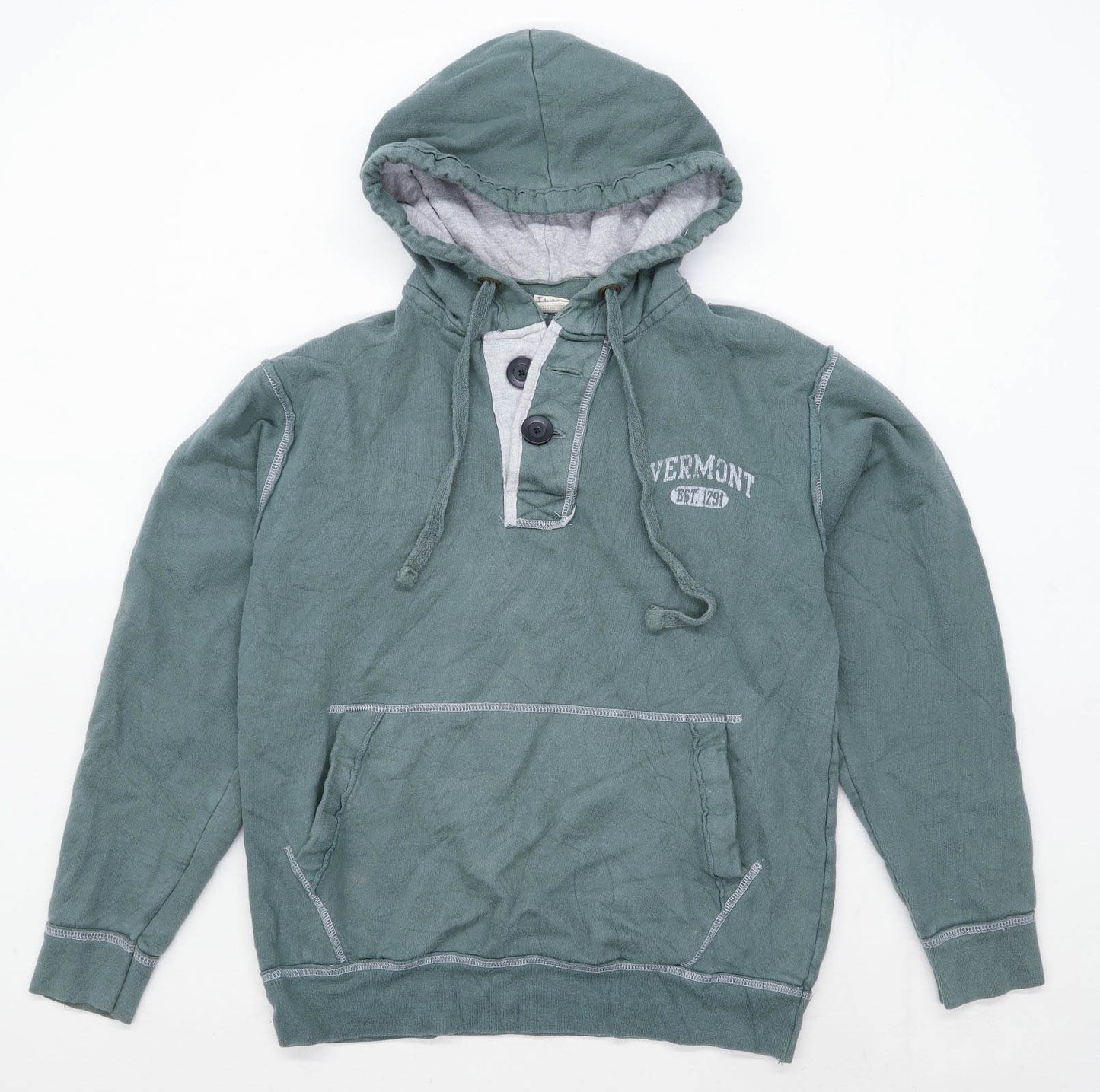 Avalon Apparel Mens Size S Green Hoodie