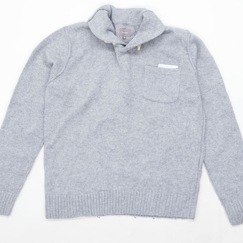 Peter Werth Mens Size M Grey Jumper