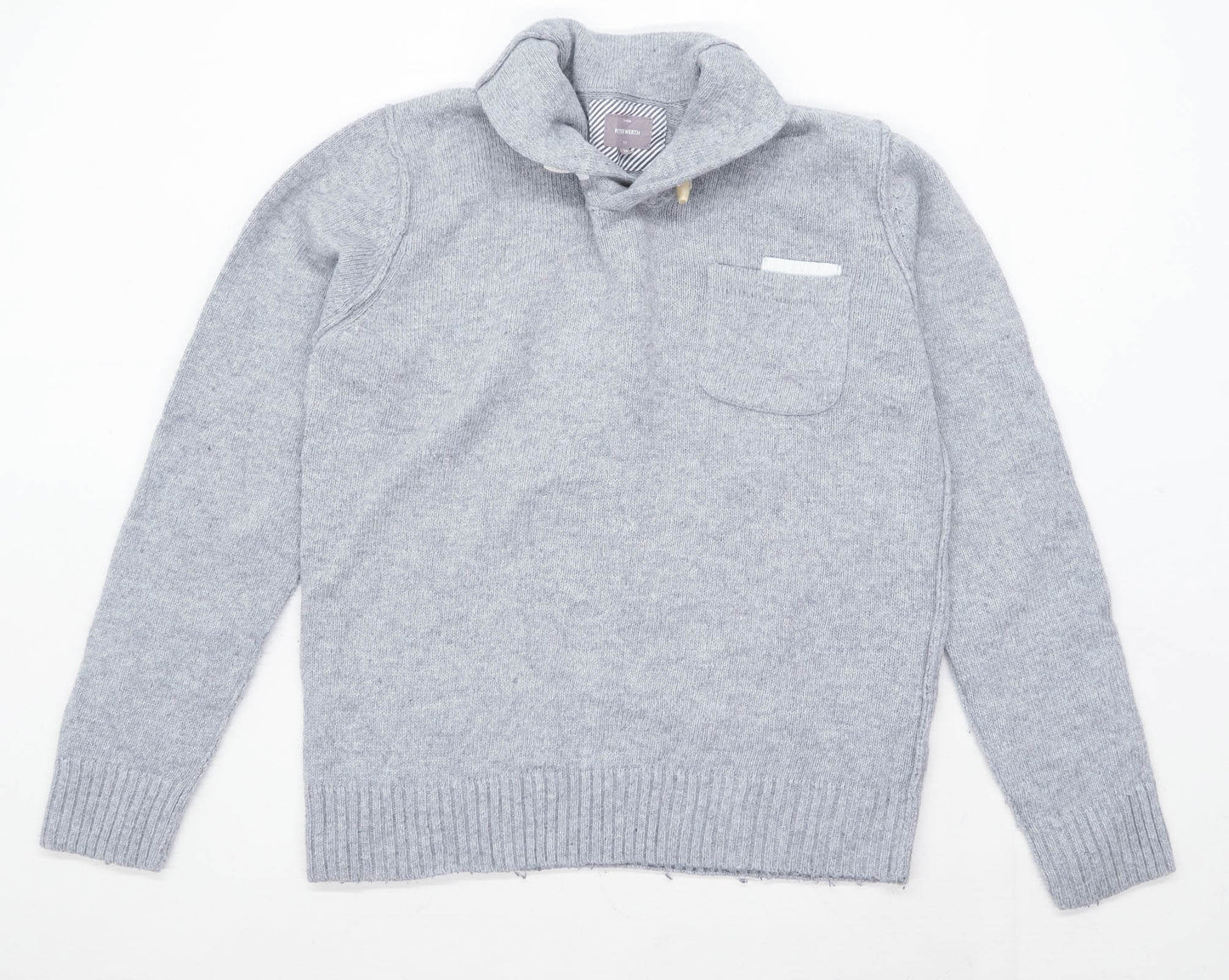 Peter Werth Mens Size M Grey Jumper