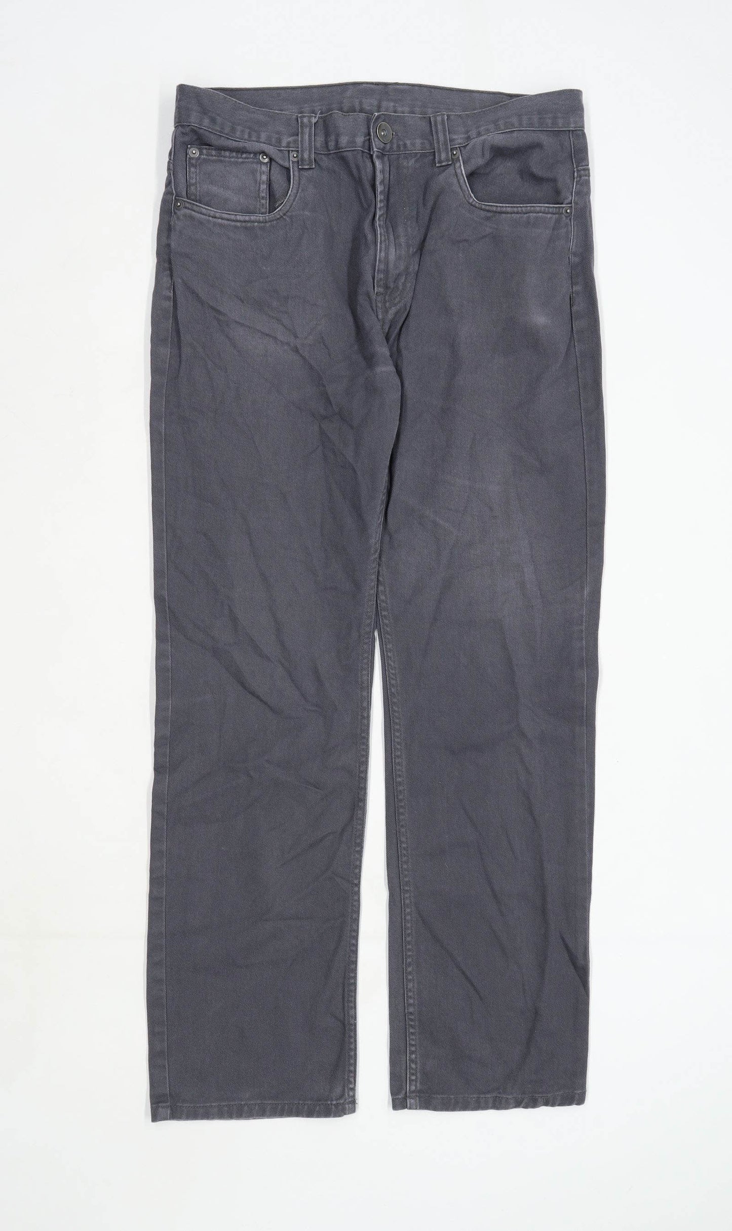 Denim Co Mens Grey Denim Jeans Size W32/L30