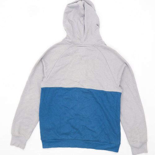 Converse Boys Graphic Grey Quarter Zip Hoodie Age 13-15 Years
