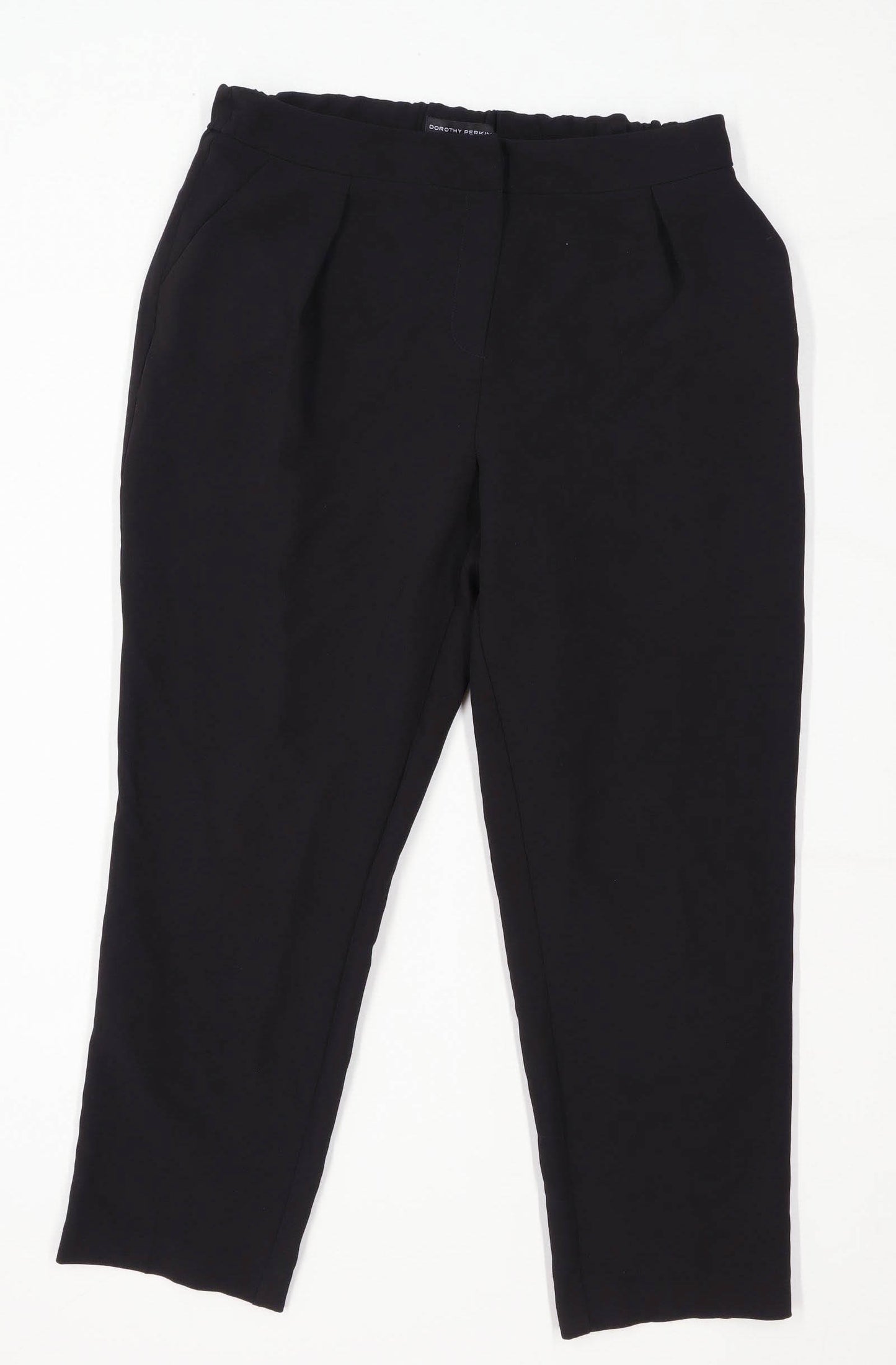 Womens Dorothy Perkins Black Trousers Size 14/L27
