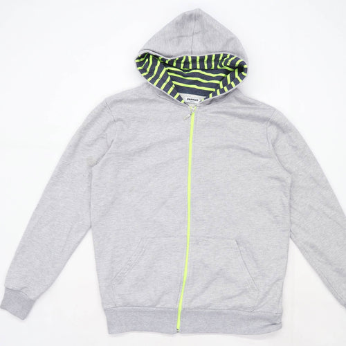 Papfar Mens Size M Cotton Blend Grey Hoodie