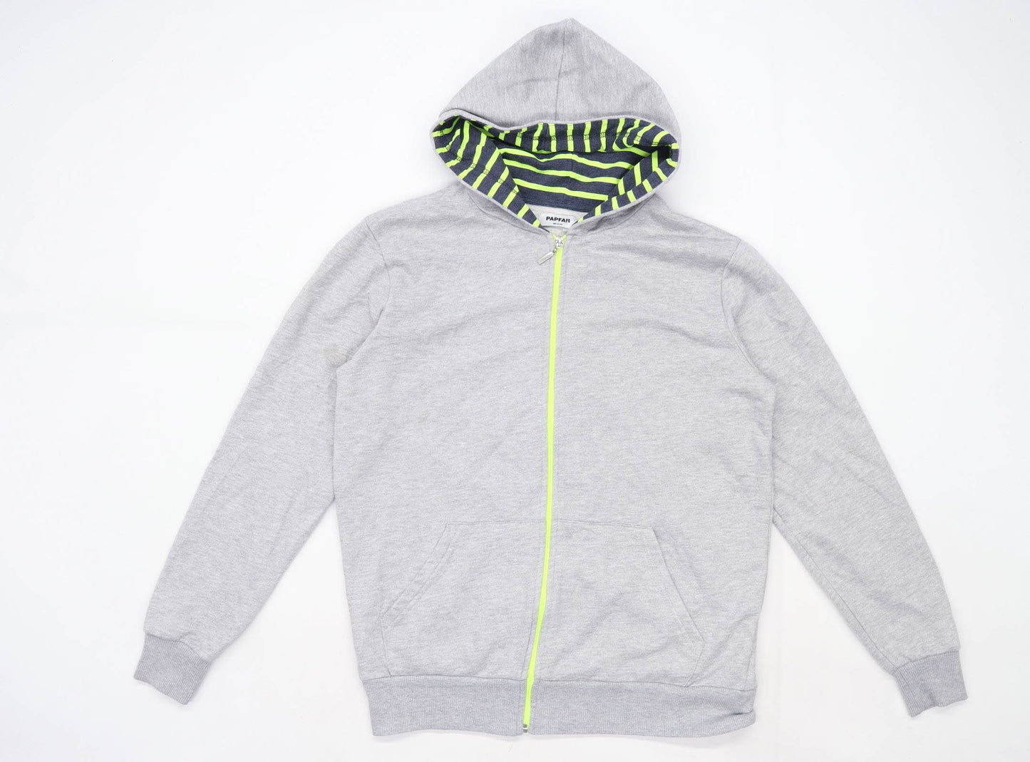 Papfar Mens Size M Cotton Blend Grey Hoodie