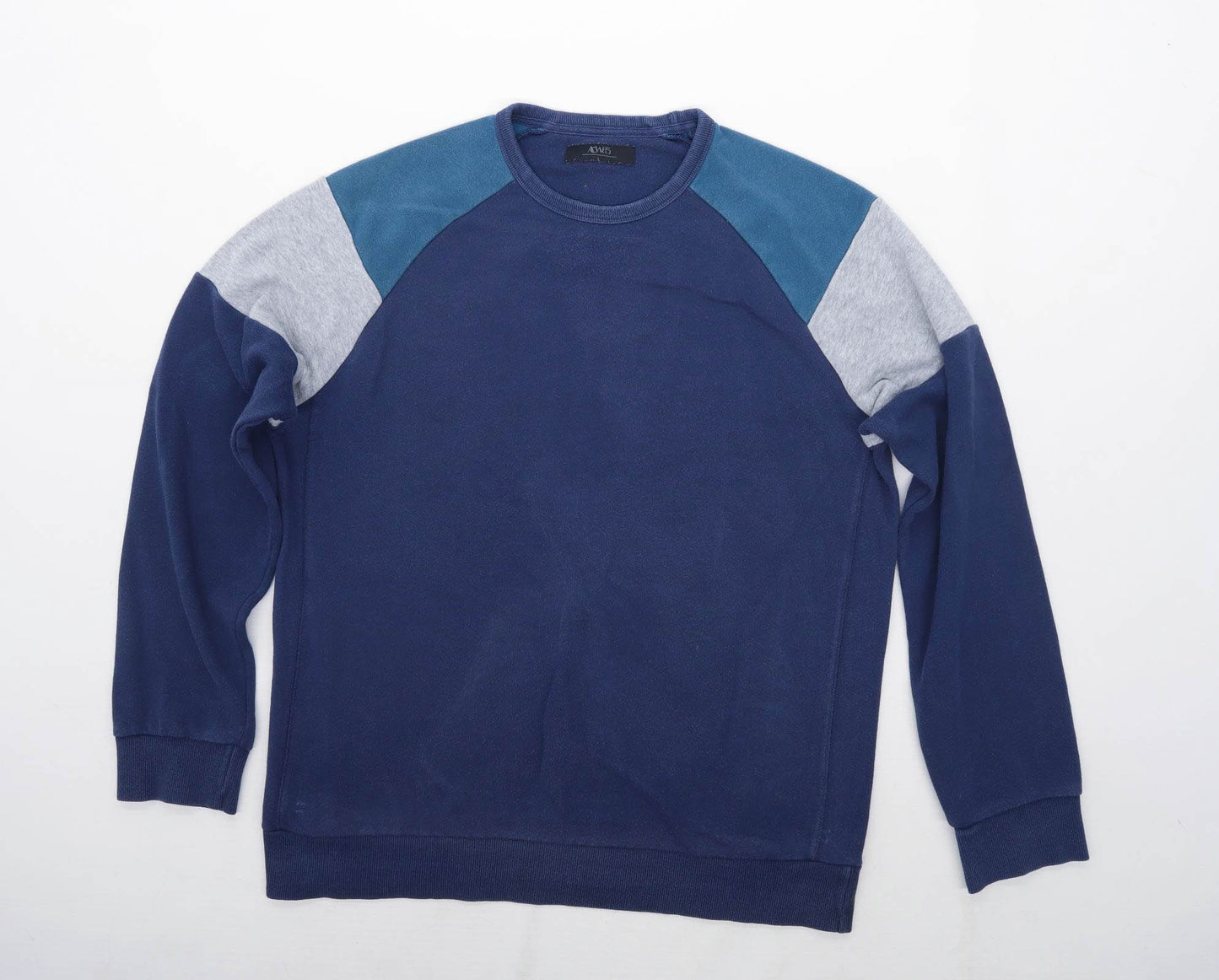 Matalan Mens Size L Cotton Blend Blue Sweatshirt