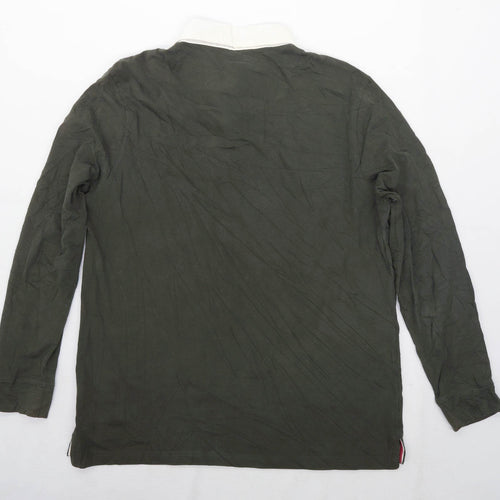 F&F Mens Size L Cotton Green Tesco Sweatshirt