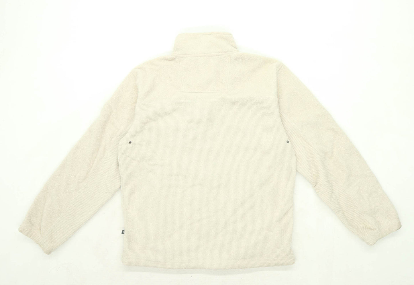 CS Active Mens Size S Fleece Beige Jacket