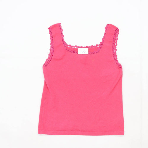 Tesco Womens Size 14 Pink Top (Regular)