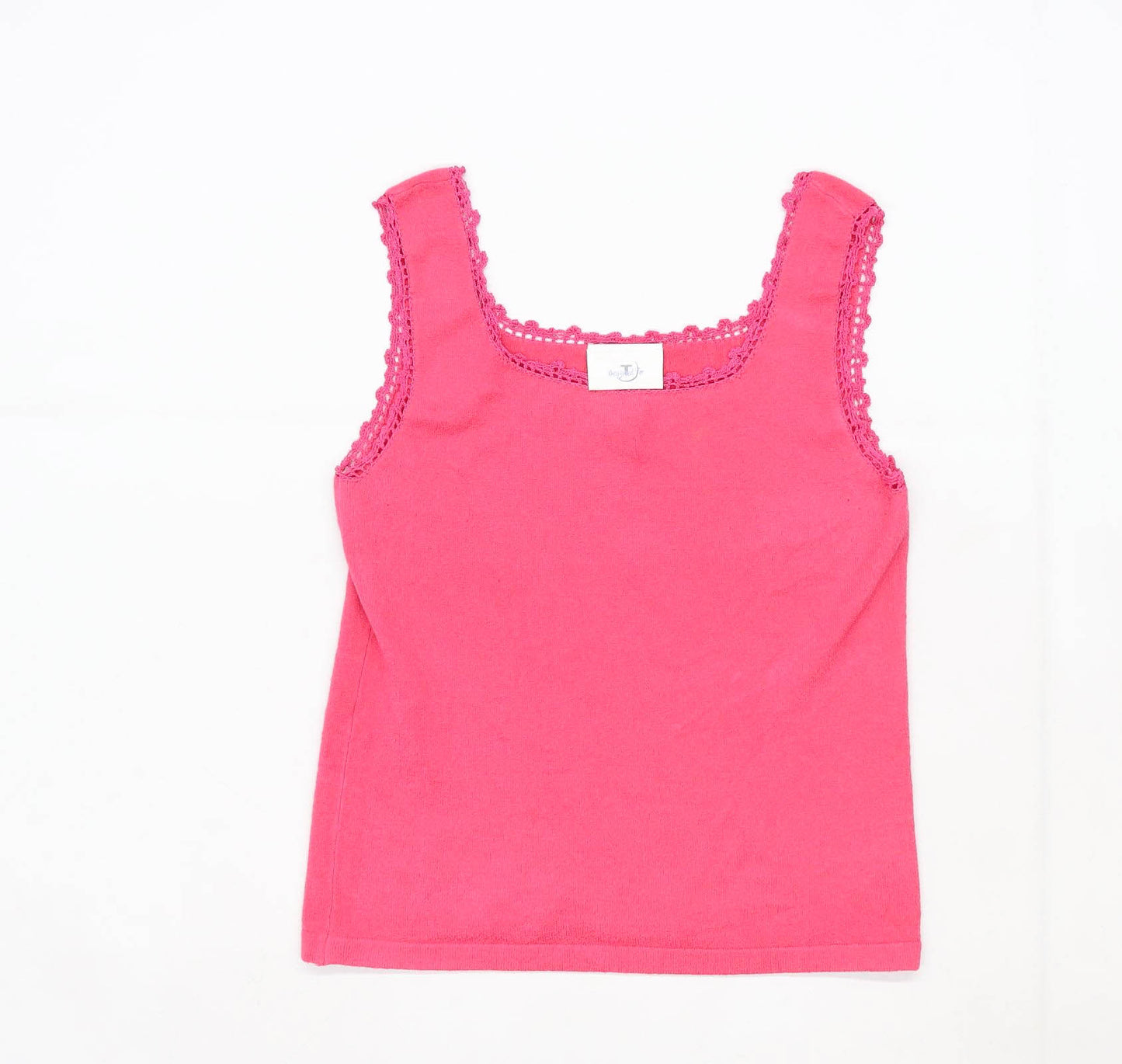Tesco Womens Size 14 Pink Top (Regular)