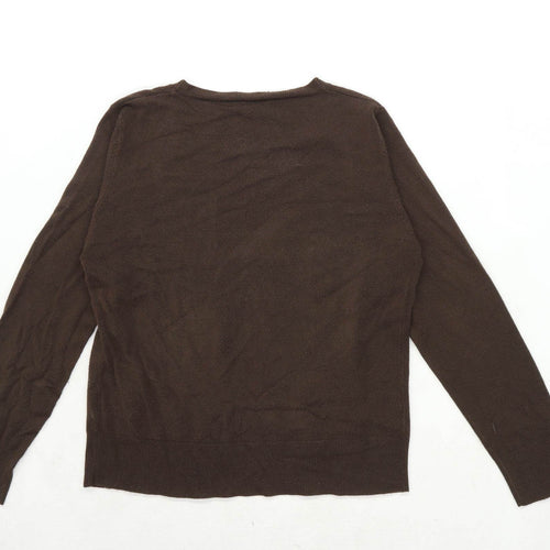 Editions Womens Size 14 Brown Cardigan (Regular)