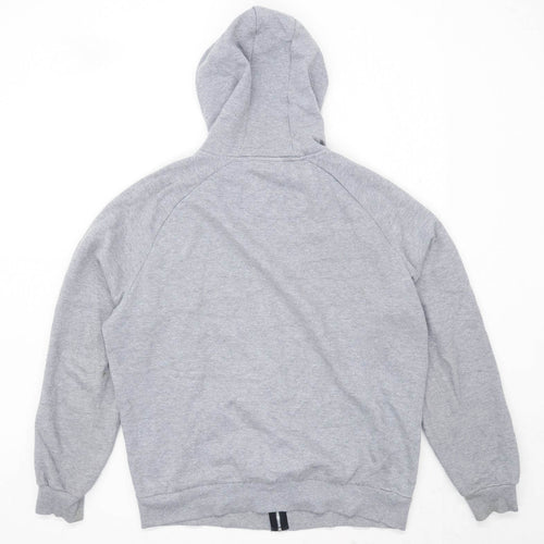 Cedarwood State Mens Size XL Cotton Blend Grey Zip Up Hoodie