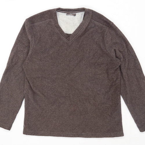 TU Mens Size L Brown Sweatshirt