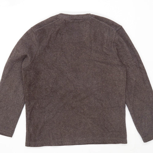 TU Mens Size L Brown Sweatshirt