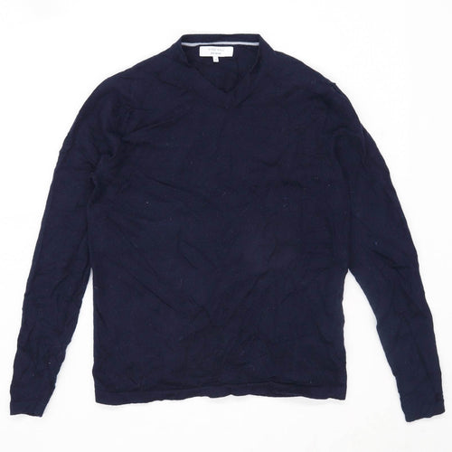 Nigel Hall Mens Size M Merino Wool Blend Black Jumper